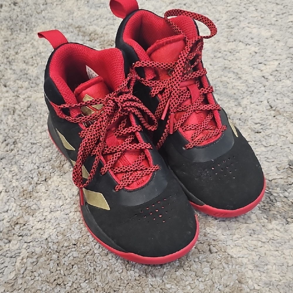 Kids Black and Red Athletic Shoes